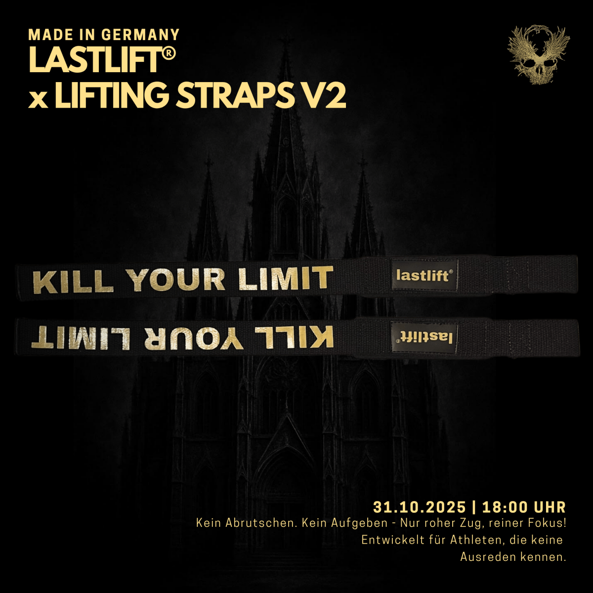 Lifting Straps Pro V2 - 𝐋𝐀𝐒𝐓𝐋𝐈𝐅𝐓®